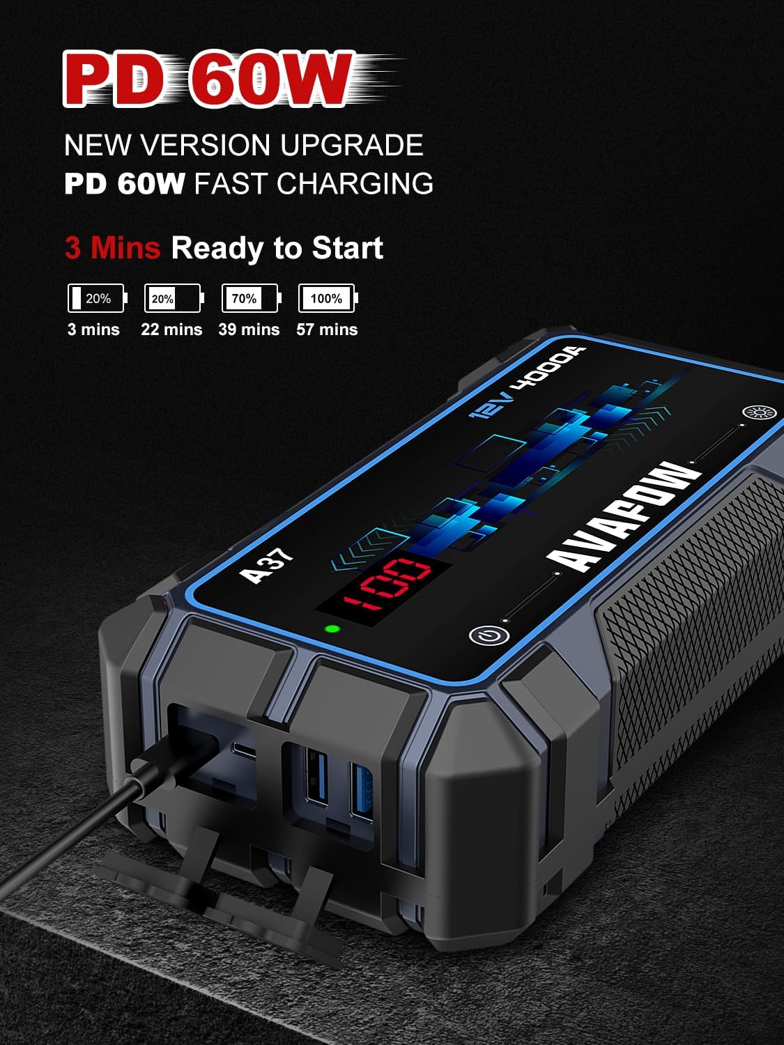 AVAPOW Car Battery Jump Starter Review