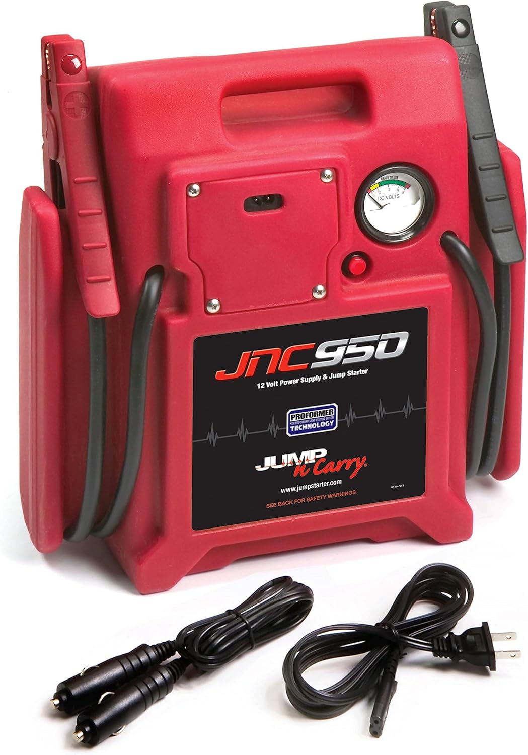 Clore Automotive Jump-N-Carry JNC1224 3400/1700 Peak Amp 12/24V Jump Starter