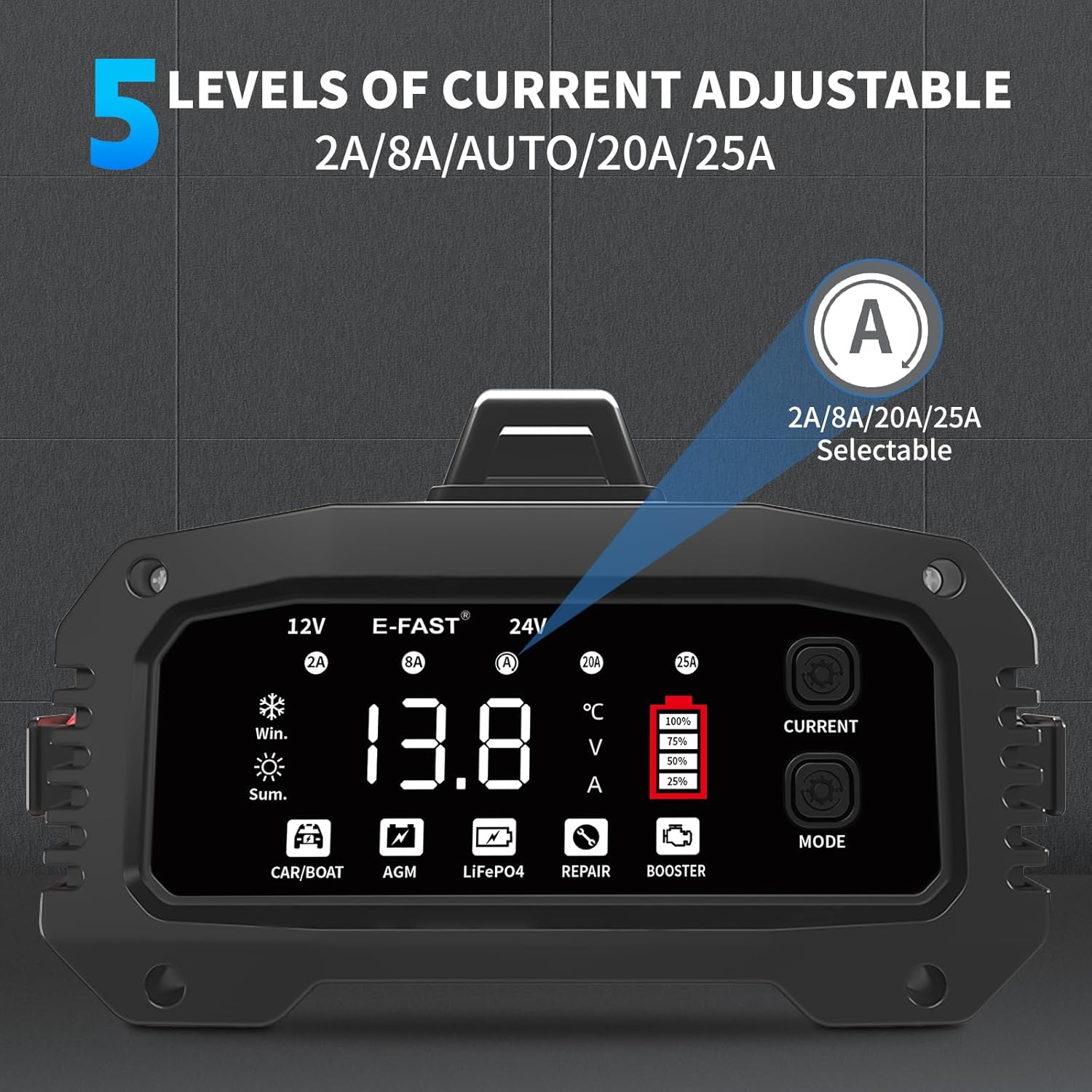 E-FAST 25A Battery Charger Review