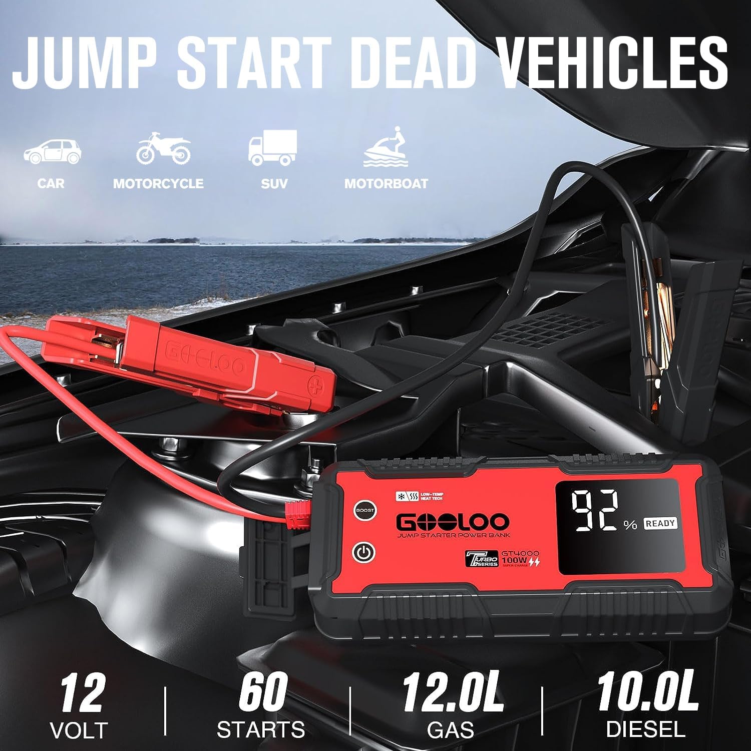 GOOLOO GT4000 Car Jump Starter Review