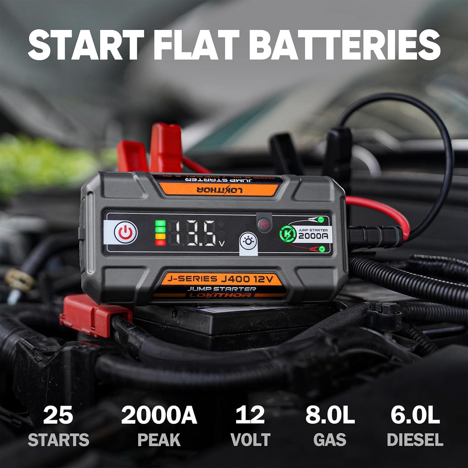 J400 2000A Jump Starter Review