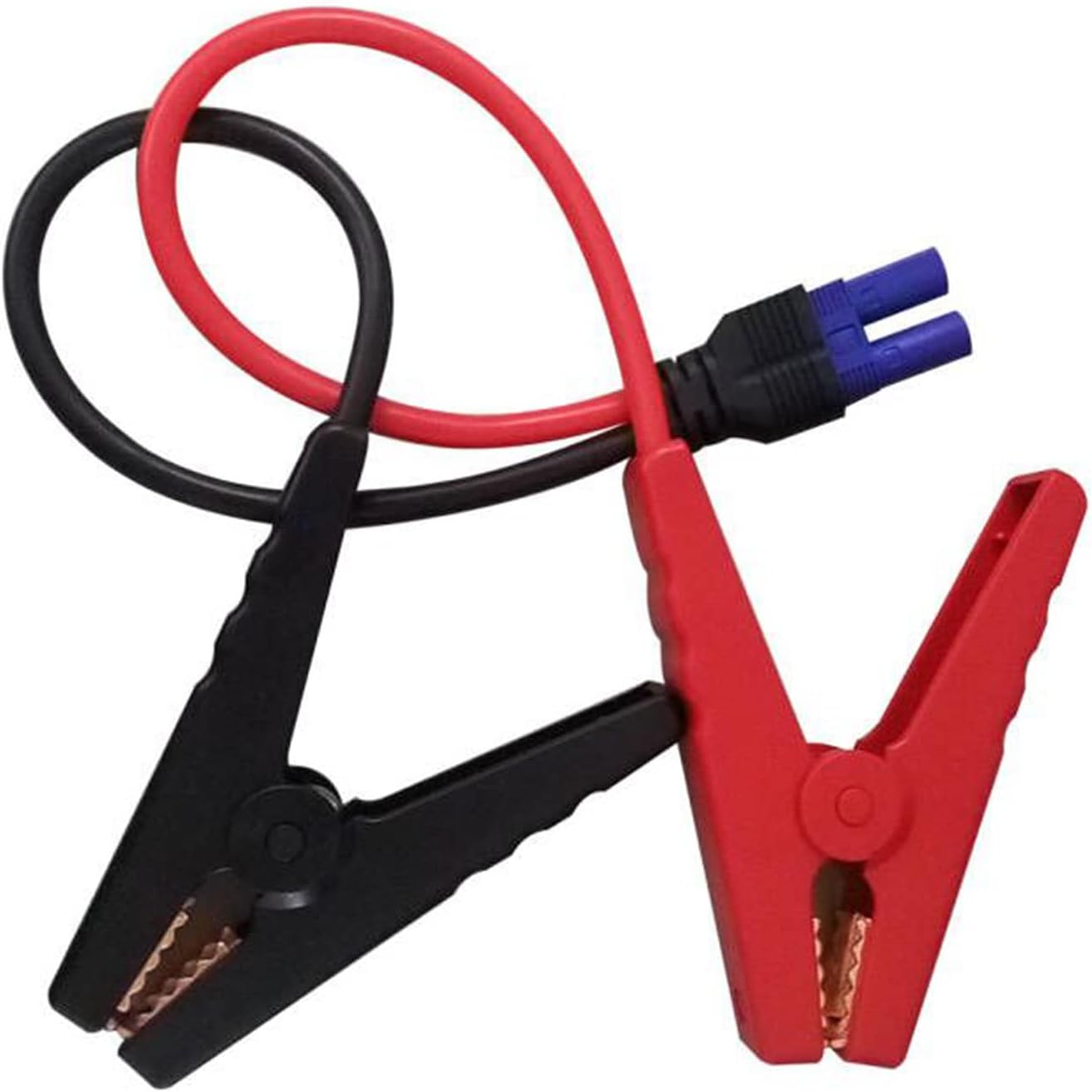 KUNCAN EC5 Jump Starter Cable with Battery Clamps - 12V Replacement Alligator Clips to EC5 Connector Car Jumper Cable for Emergency Portable Car Jump Start Battery Booster Cable 10AWG Wire