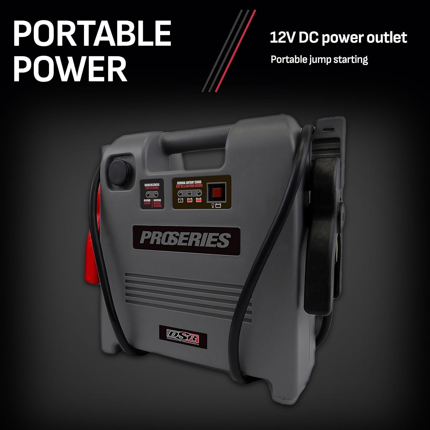 Schumacher Electric DSR117 ProSeries Handheld Car Battery Charger - 10 amp 12v Battery Charger - Fully Automatic Battery Maintainer + Rapid Battery Charger with Service Mode