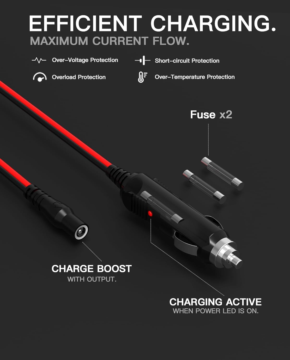 56W 14V 4A DC Car Charger Car Power Adapter Compatible with NOCO GB70 GB150 GB250+ GB251+ GB500 GB500+ NOCO Boost UltraSafe Lithium Jump Starters Battery XGC4 Pwer Supply Charging Cord