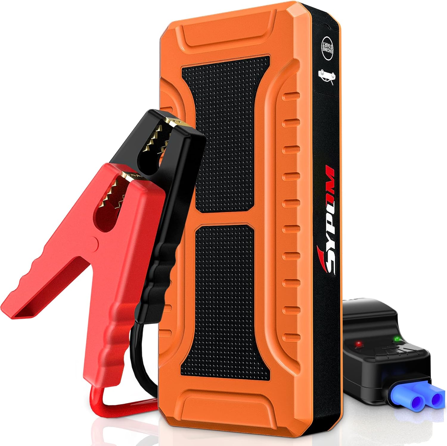 Car Jump Starter, 4000A Peak Battery Jump Starter (for All Gas or Up to 10L Diesel), Portable Battery Booster Power Pack, 12V Auto Jump Box with LED Light,Power Bank, USB Quick Charge