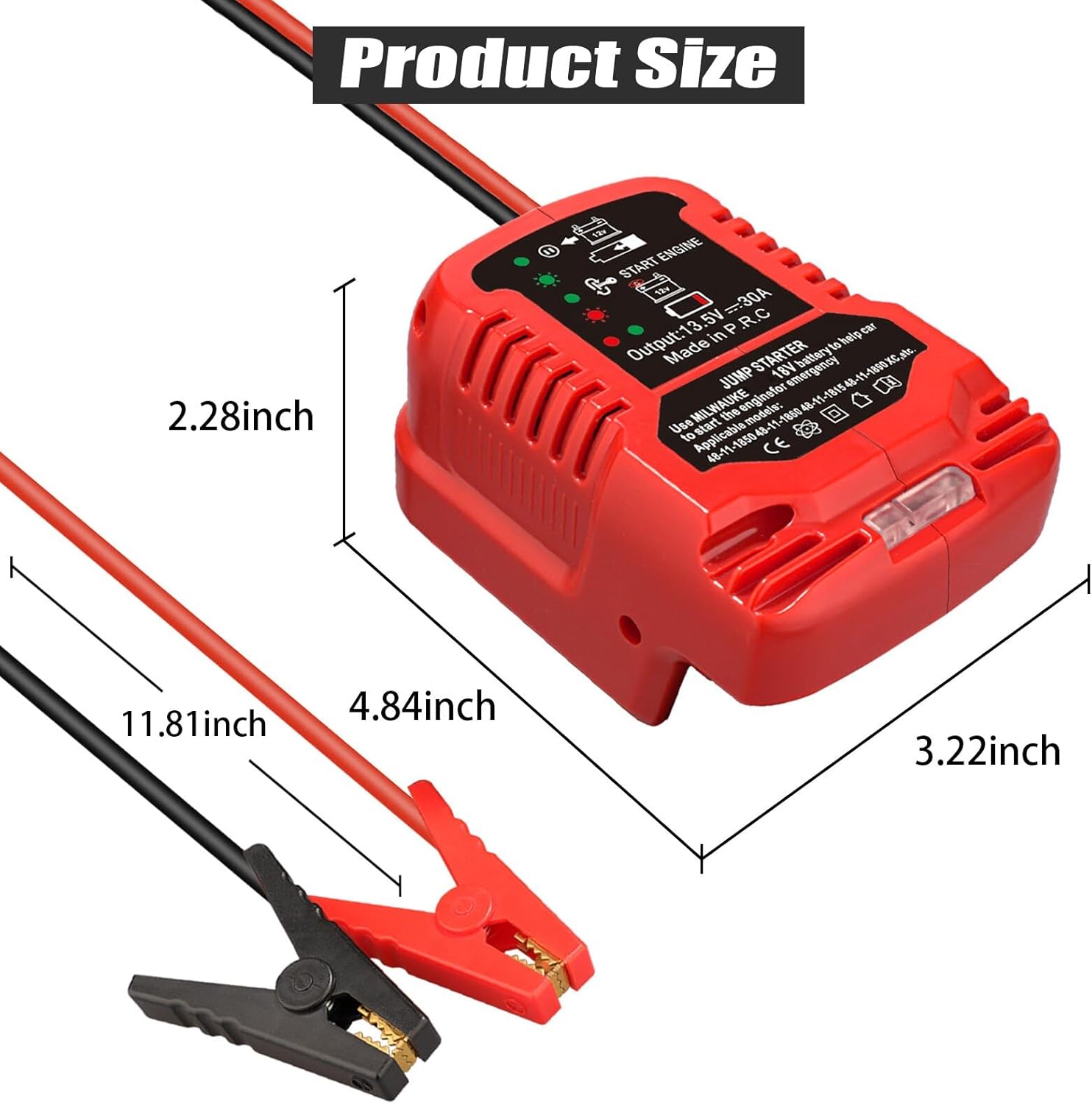 Car Jump Starters Adapter for Milwaukee M18 18V review