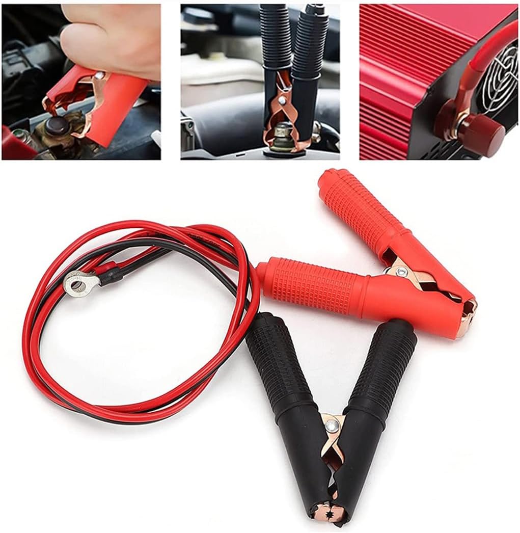 EC5 Heavy Duty Jump Starter Replacement Cables with Battery Clamps-EC5 Connector Car Jumper Cable Booster Jumper Cables 12V Car Battery Booster Jumper Emergency Cable-Car Jump Starter Battery Clips