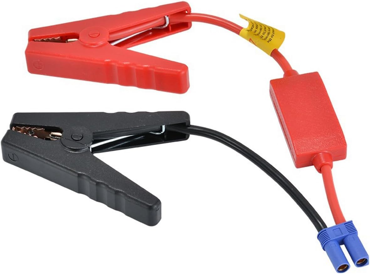 EC5 Jump Starter Cable with Battery Clamps for 12V Emergency Portable 10AWG Car Jump Start Battery Booster Cable Replacement Alligator Clips-Booster Jumper Cables -Car Jump Starter Battery Clips