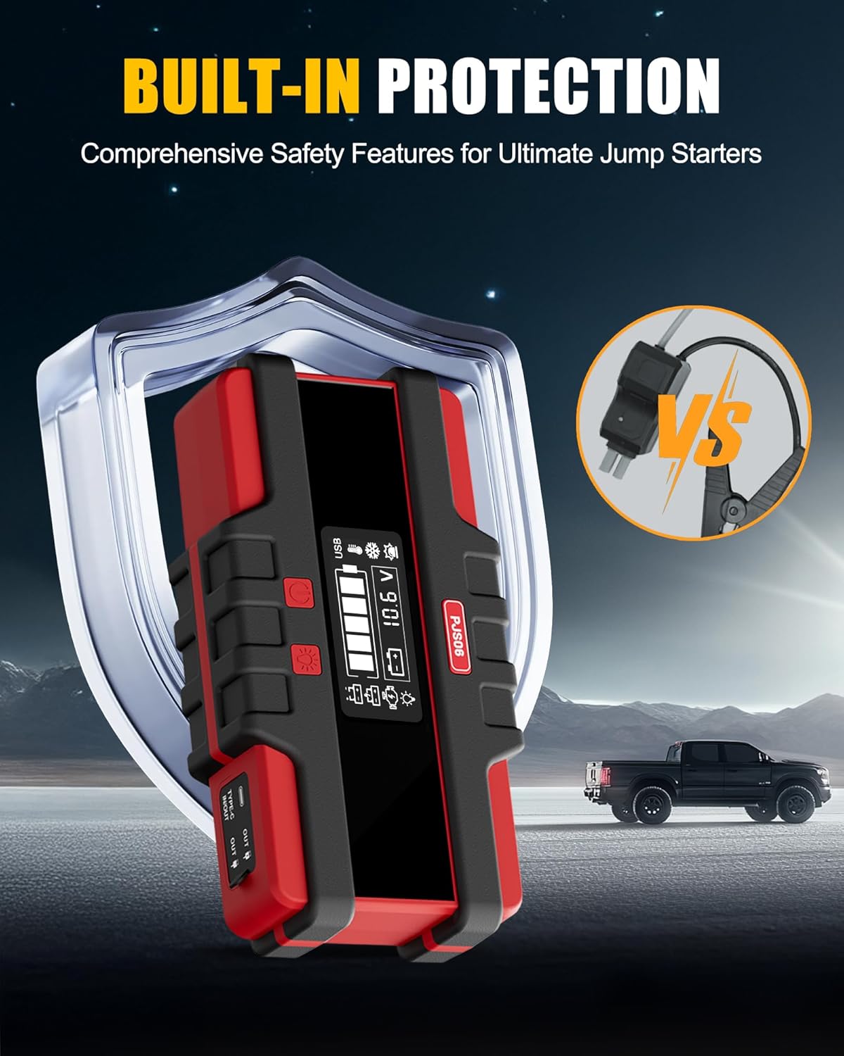 PJS06 2500A Car Battery Jump Starter Review