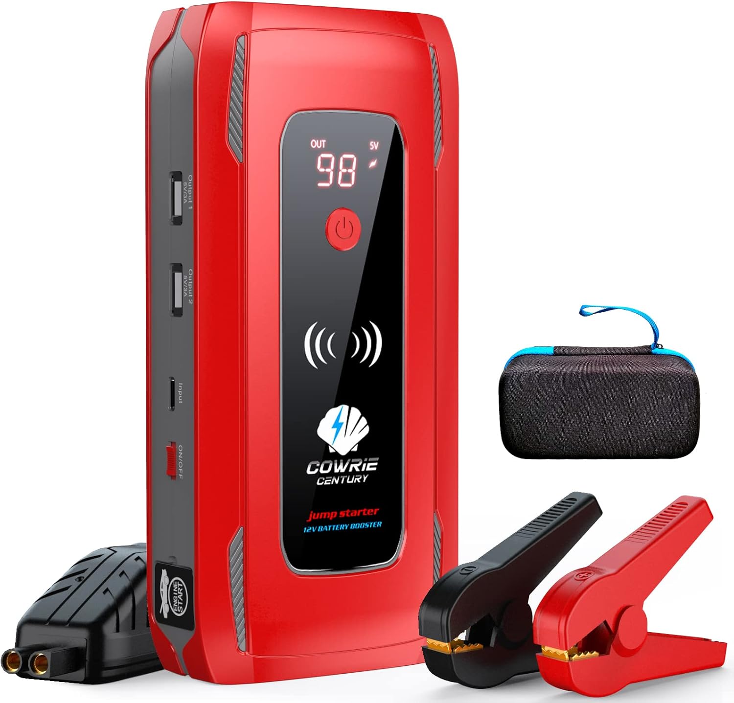 Portable Car Jump Starter – Powerful Battery Jump Box for Car Battery, Portable Jump Starter for Car, Car Battery Charger  Noco Jump Starter