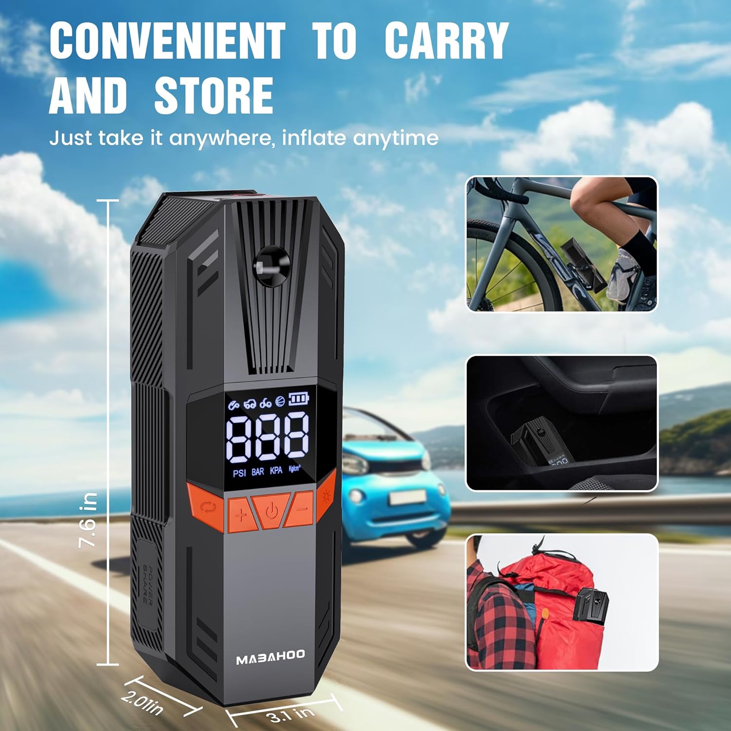 2 in 1 Portable Jump Starter & Tire Inflator Review