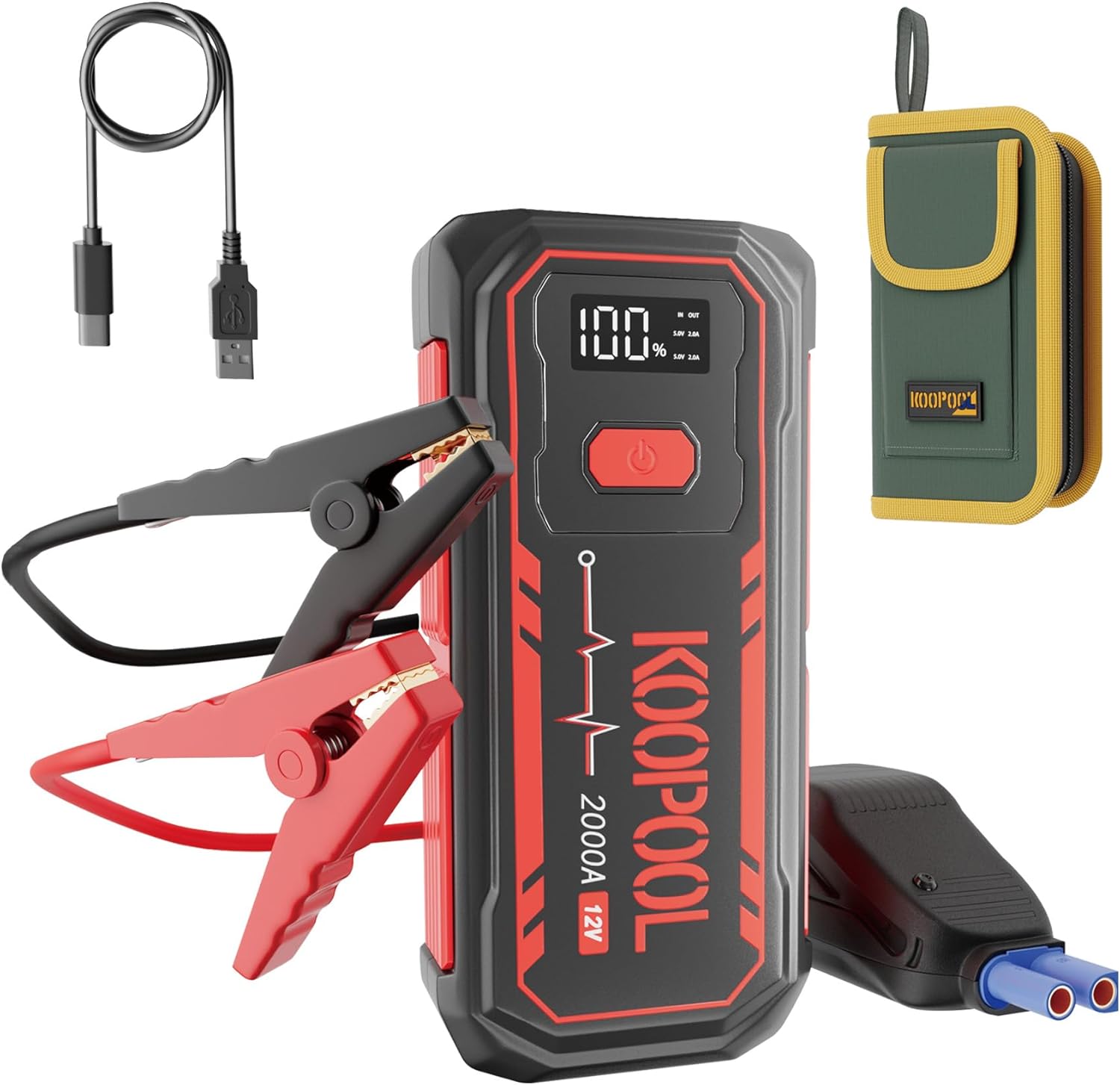 2000A Ultra – Powerful Car Battery Jump Starter Review