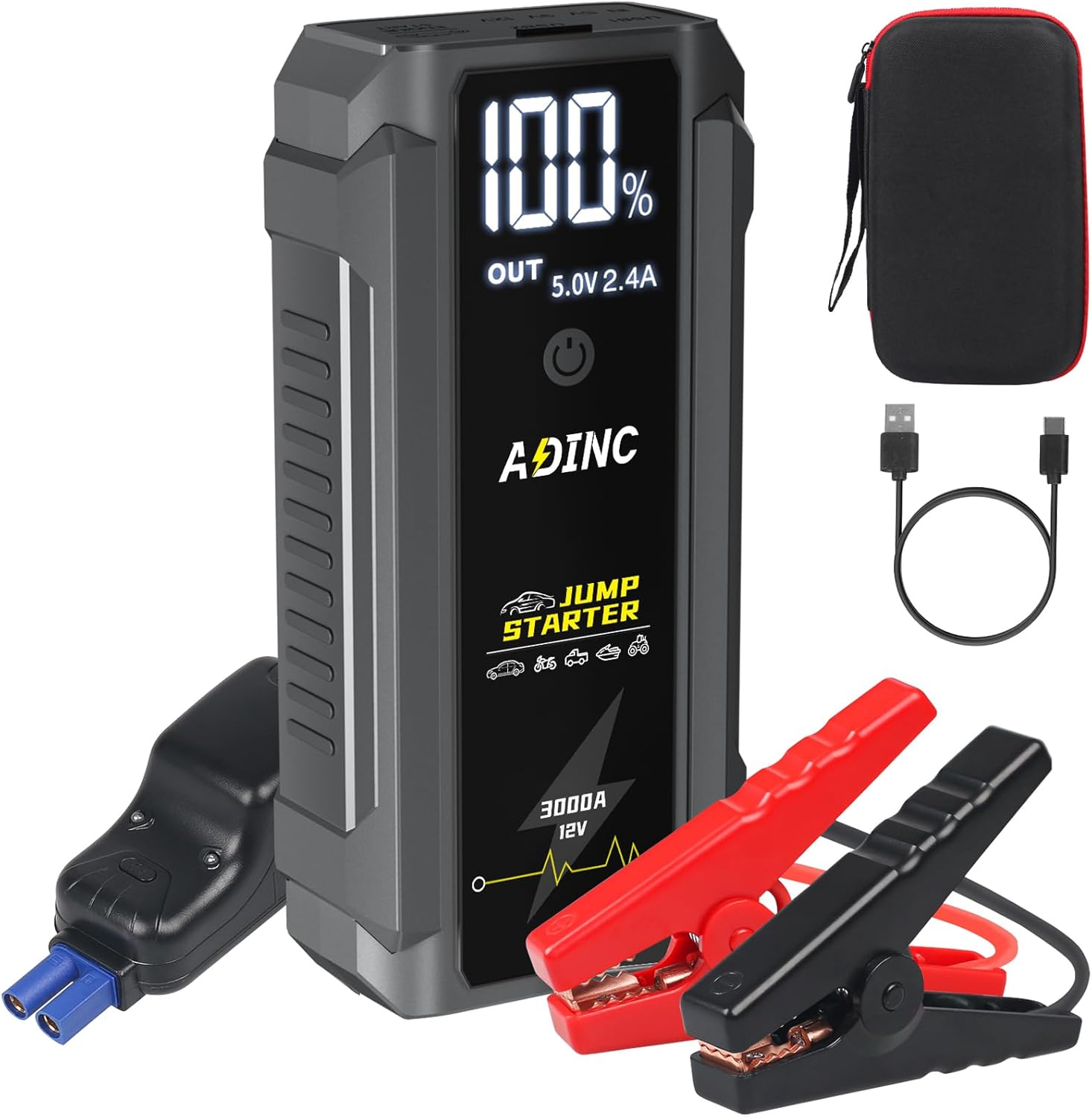 4000A Portable Car Battery Jump Starter Review