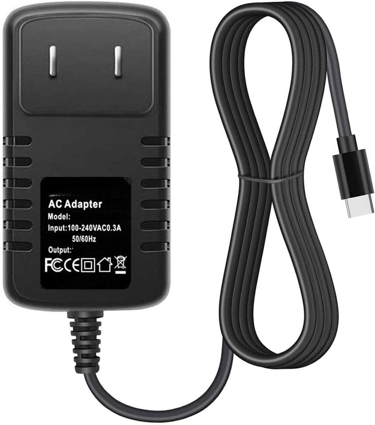 5V USBC AC/DC Adapter Charger for Oreetga Q3 Jump Starter Portable Car Jump Starter with Air Compressor Lithium Ion Battery Power Supply Cord Cable