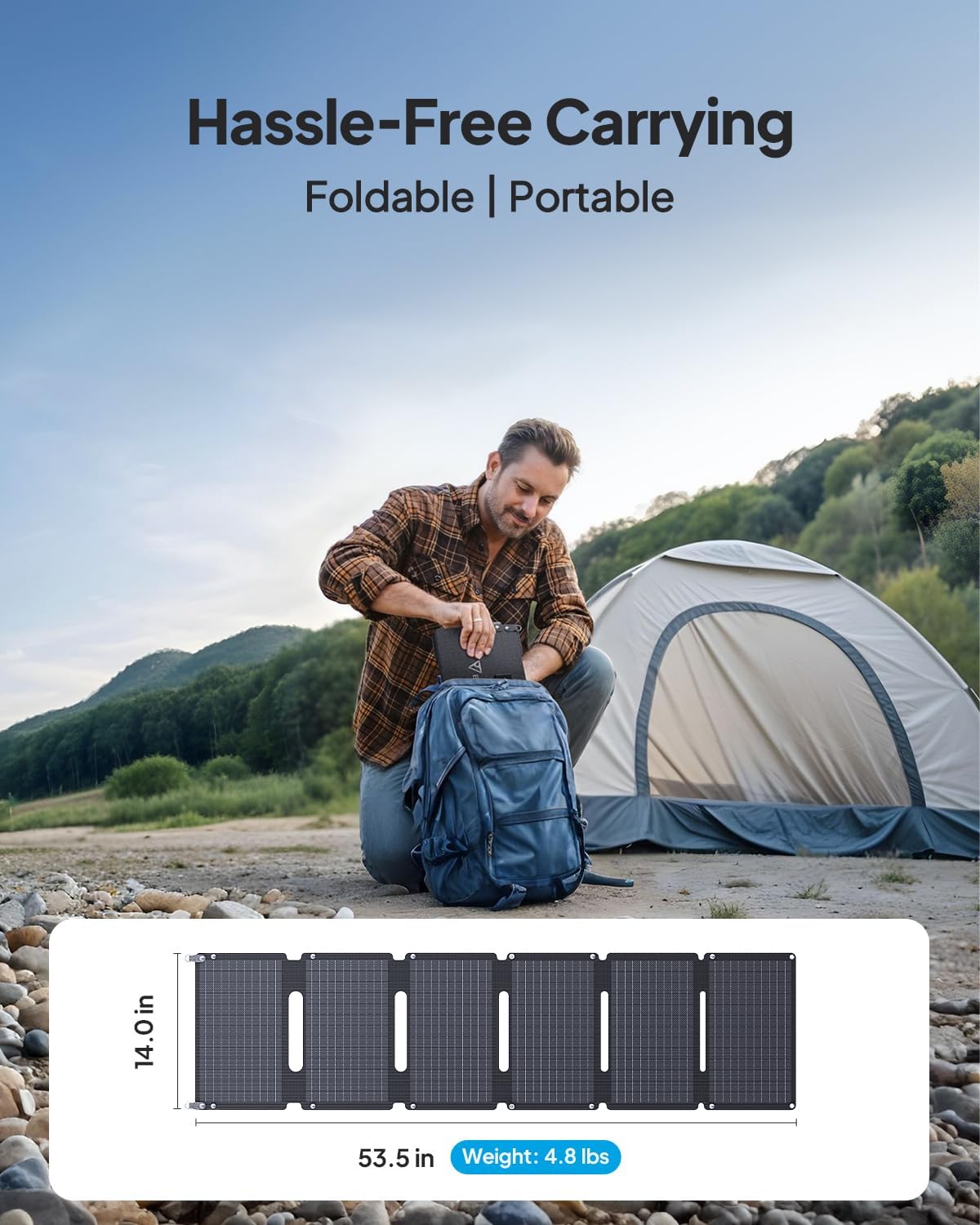 BLUETTI AC2A Portable Power Station, 204Wh LiFePO4 Battery Backup w/ 2 300W (600W Power Lifting) AC Outlets, Recharge from 0-80% in 45 Min., Solar Generator for Camping (Solar Panel Optional)