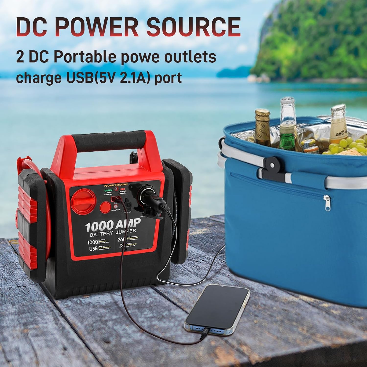 Car Battery Jump Starter with Air Compressor review