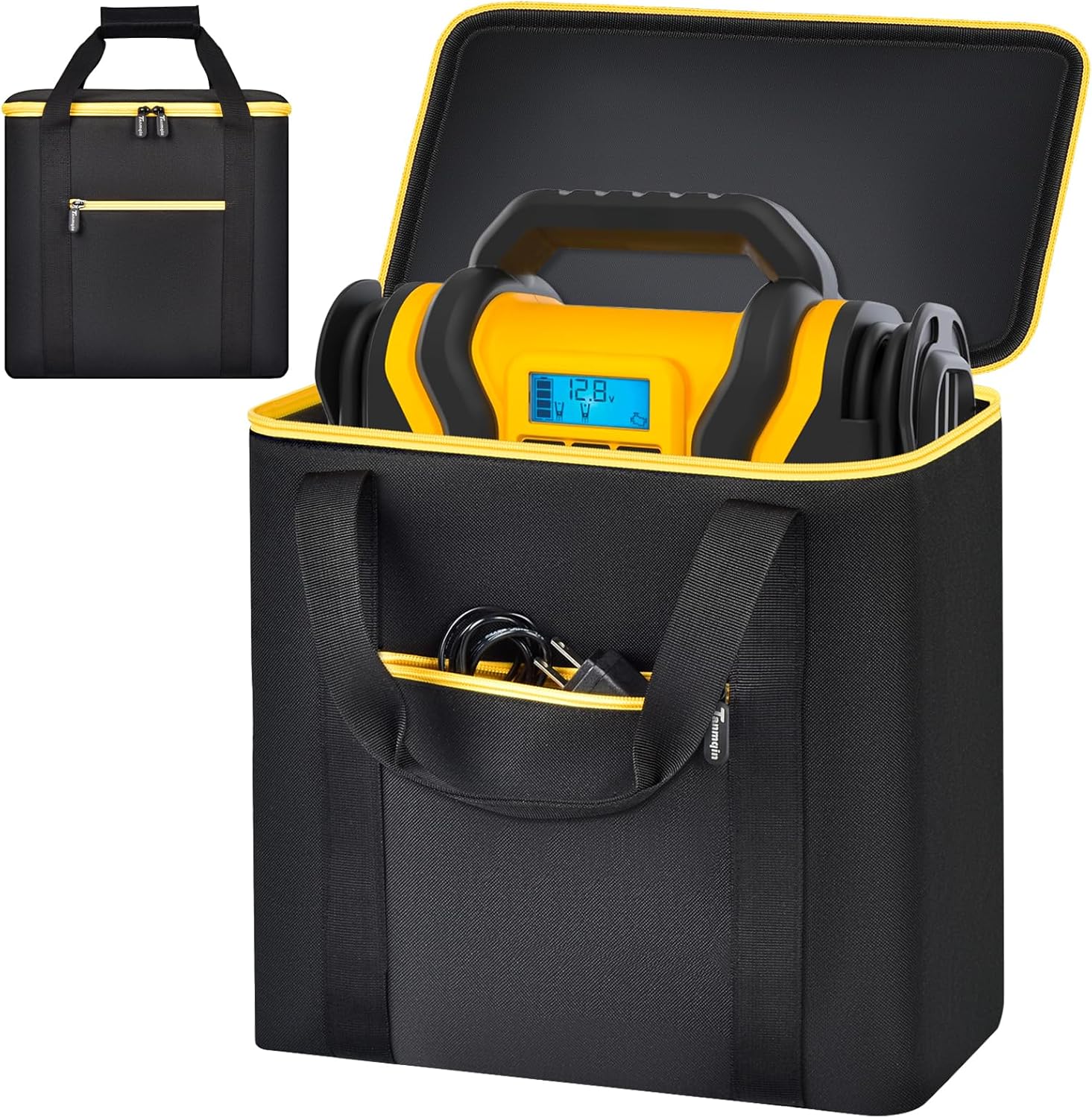 Car Jumper Starter Storage Bag Compatible with DEWALT DXAEPS14-Type2 2000 Peak Battery Amp 12V Automotive Battery Booster Jump Starter Power Station, Carrying Case Holder Container (Box Only)