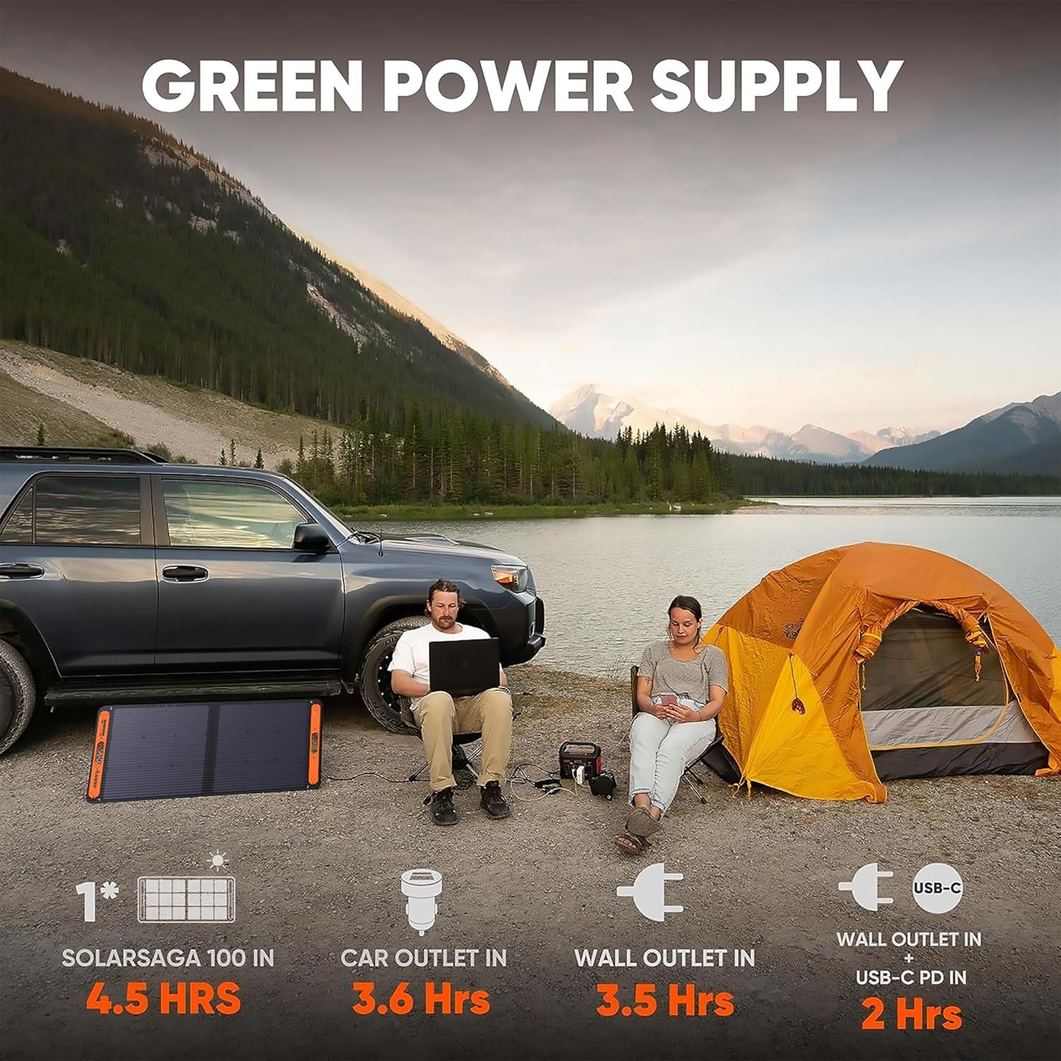 Jackery Portable Power Station Explorer 300, 293Wh Backup Lithium Battery, Solar Generator for Outdoors Camping Travel Hunting Blackout (Solar Panel Optional)