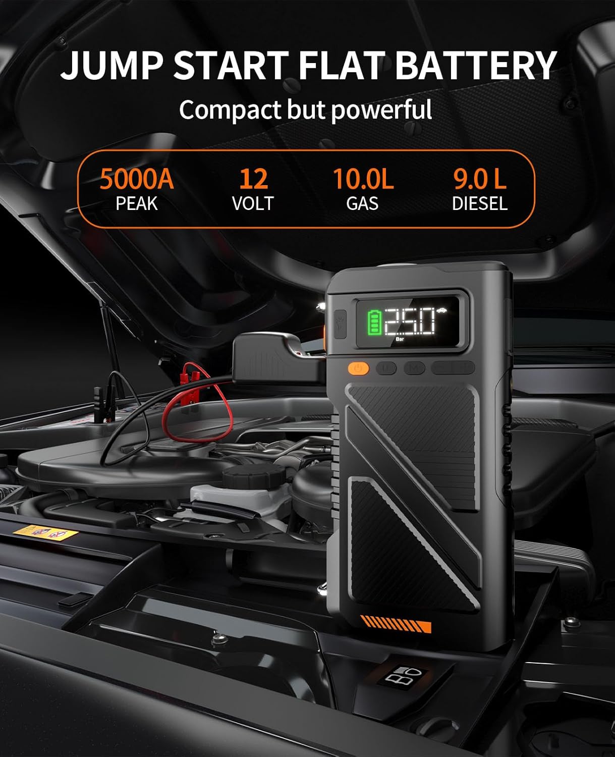 Portable Car Battery Jump Starter Review