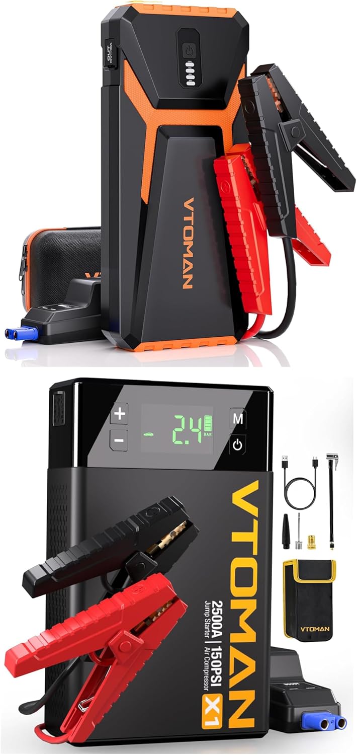 VTOMAN X1 Jump Starter with Air Compressor Review