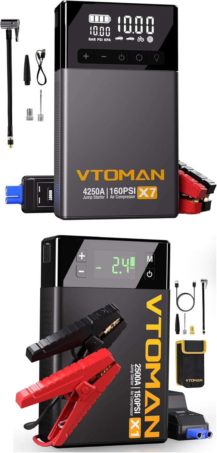 VTOMAN X7+X1 Jump Starter Review