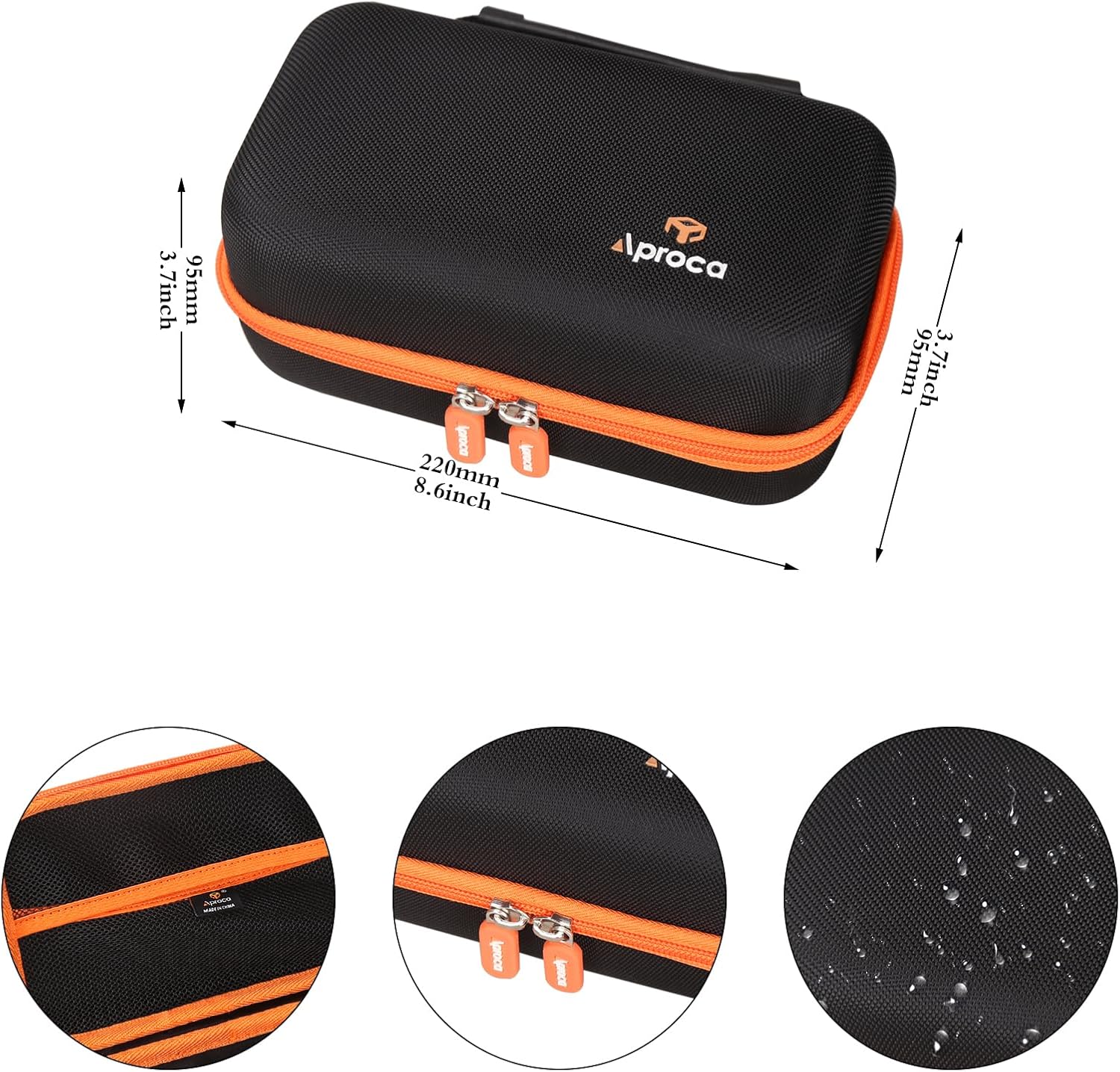 Aproca Portable Hard Storage Case, for AstroAI S8 Car Jump Starter and Accessories