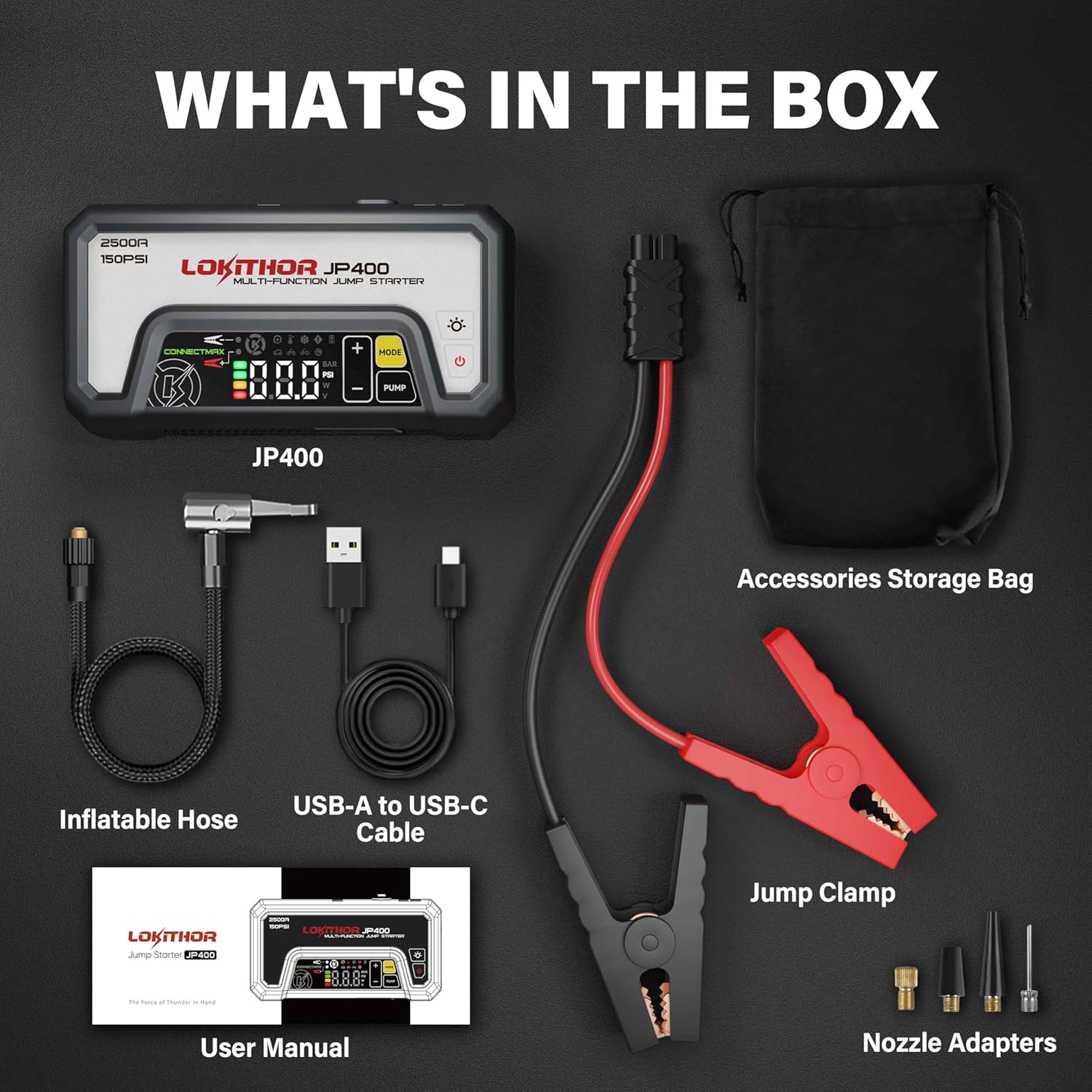 JP400 Jump Starter with Air Compressor Review