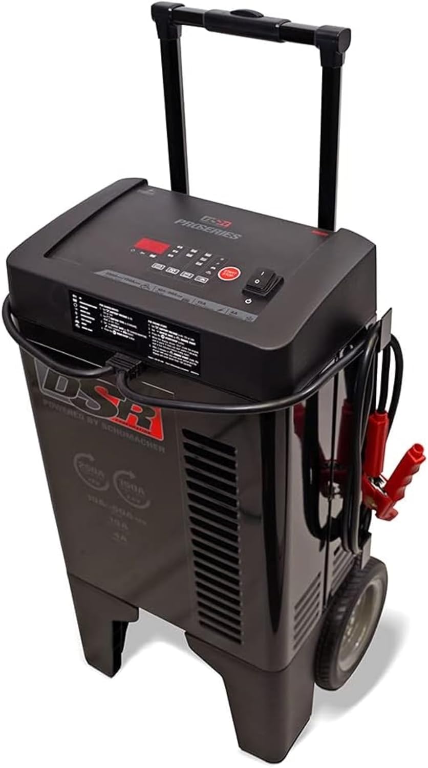 Schumacher Electric DSR123 ProSeries Car Battery Charger - 250 Peak Amps - 24v / 12v Battery Charger - Fully Automatic Engine Starter  Battery Maintainer