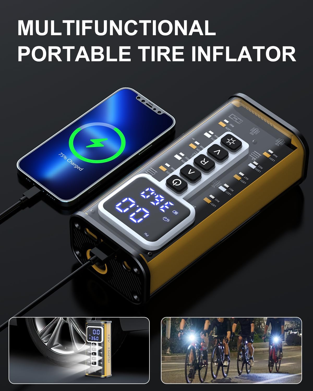 20000mAh Battery Tire Pump Review