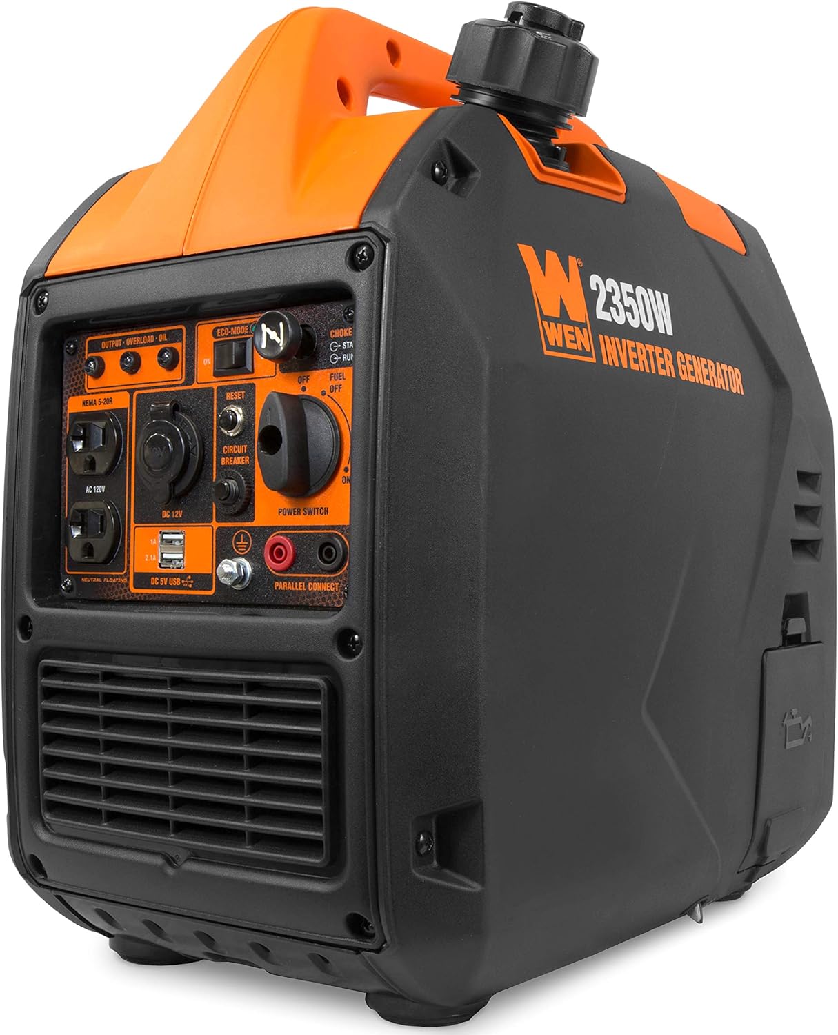 WEN 2500-Watt Inverter Generator, Quiet, Portable, and Lightweight with Fuel Shut Off (56250i)