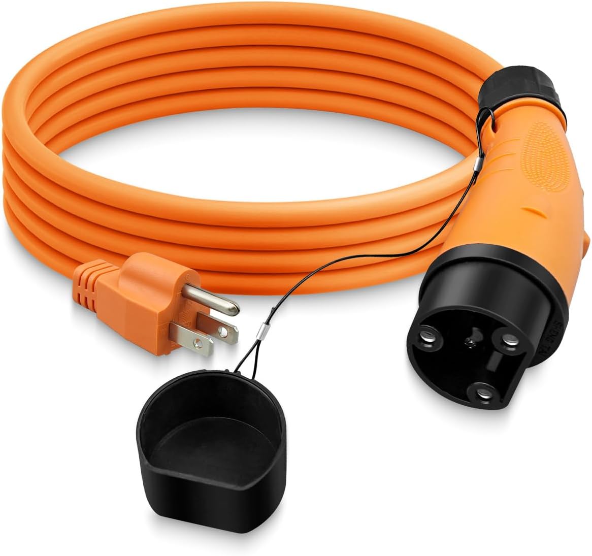 10FT EV Car Charging Cable Compatible with Golf Carts EV Power Cable Y-30 220V US Plug