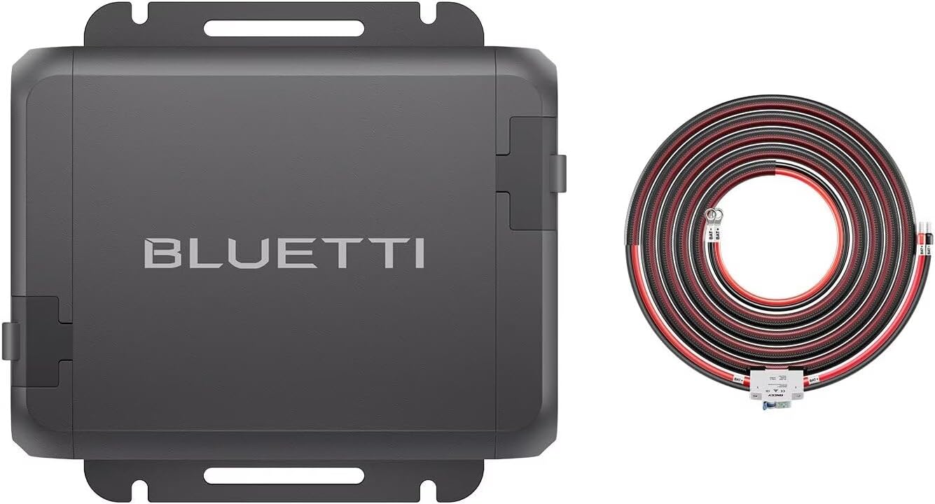 BLUETTI Charger 1, 560W Alternator Charger, Fast DC-DC Charger for Portable Power Stations, 6X Faster Than Cigarette Chargers, Compatible with 95% Solar Generator, Perfect for Road Trips, RVing