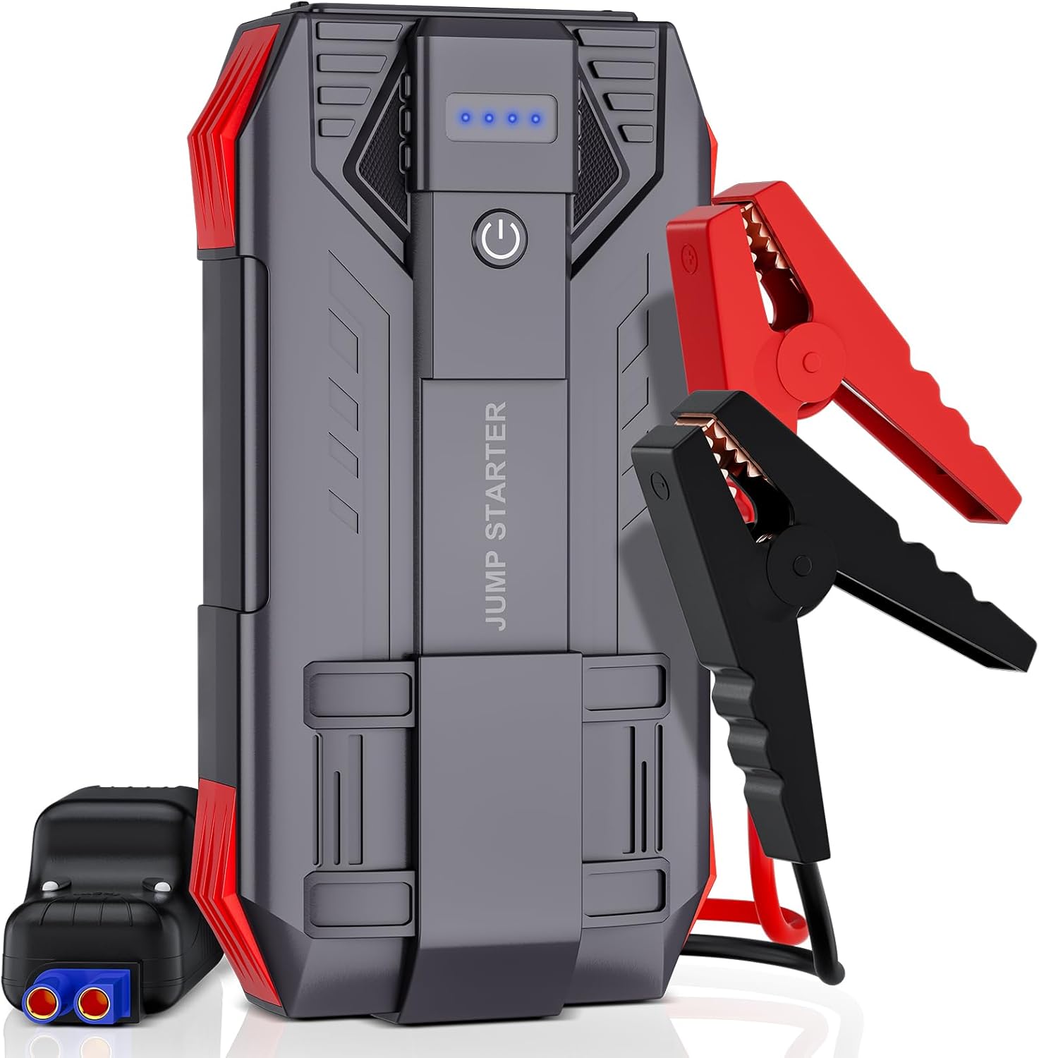 Car Battery Jump Starter, 4000A Peak Jump Starter Battery Pack for Up to 10L Gas and 8L Diesel Engines, 12V Portable Jump Box with USB/Power Bank/Dual Output/LED Light