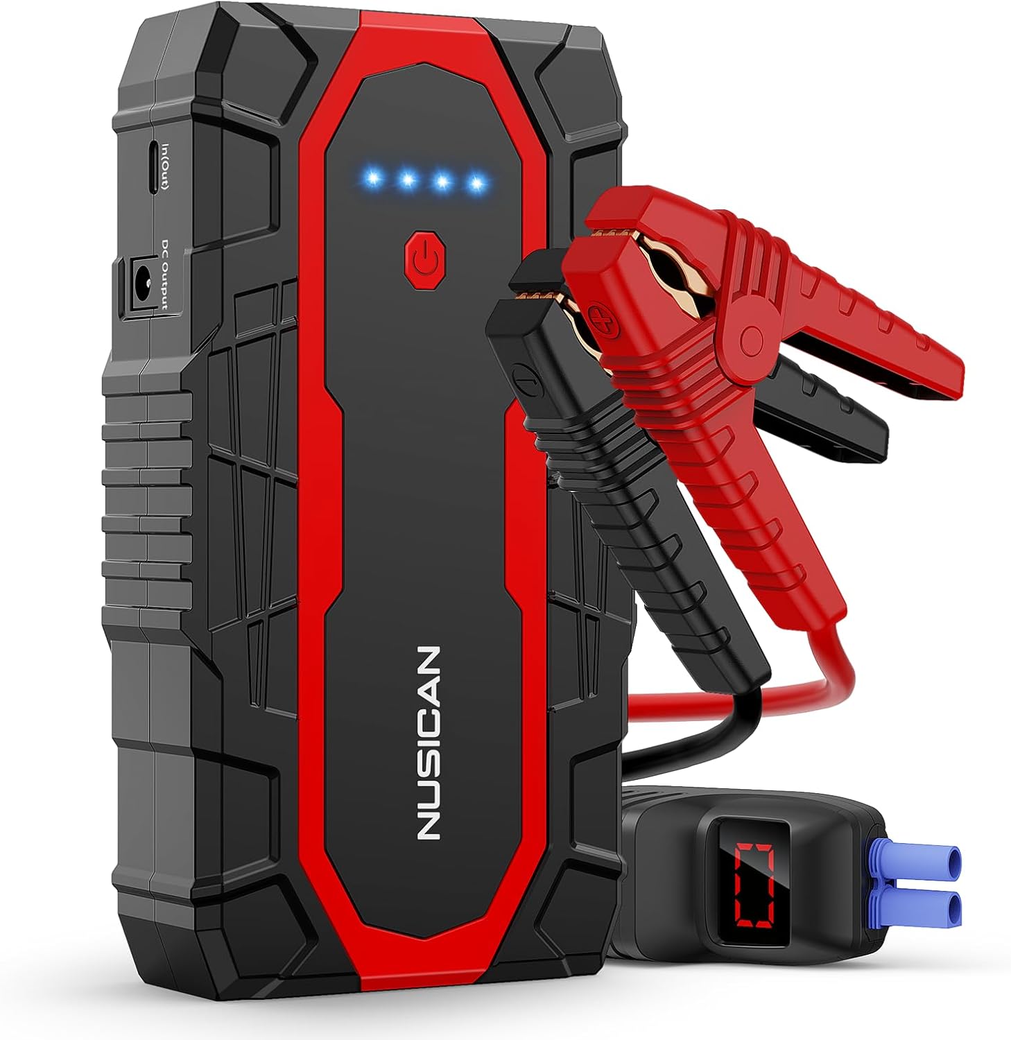 Car Jump Starter, 2600A 22000mAh 12V Portable Battery Starter, Auto Battery Booster Pack with Dual USB/Quick Charge 3.0 /Type-C (up to 8.0L Gas/8.0L Diesel)