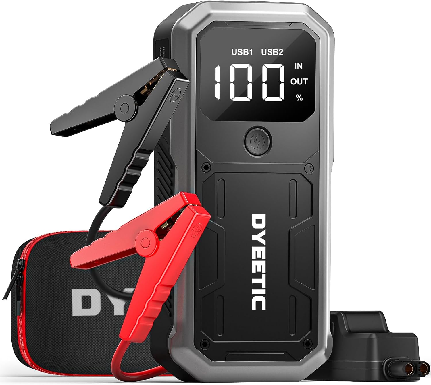 Car Jump Starter 3500A, Jump Starter Portable Battery Pack (10.0L Gas / 8.0L Diesel Engines), 12V 21800mAh Jump Box Car Lithium Battery Booster with Power Bank, LED Light, USB Port