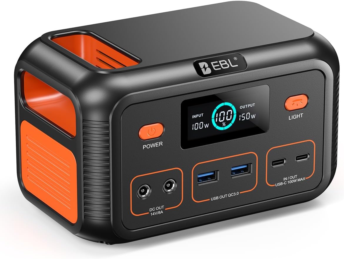 EBL Portable Power Station Voyager 1000, 110V/1000W Solar Generator(Surge 2000W), 999Wh/270000mAh High Lithium Battery for Outdoor Home Emergency