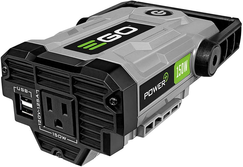 EGO POWER+ Portable Inverter, 400W, Power Inverter Generator, Quiet. Includes 56V 4.0Ah Battery and Charger - PAD5003