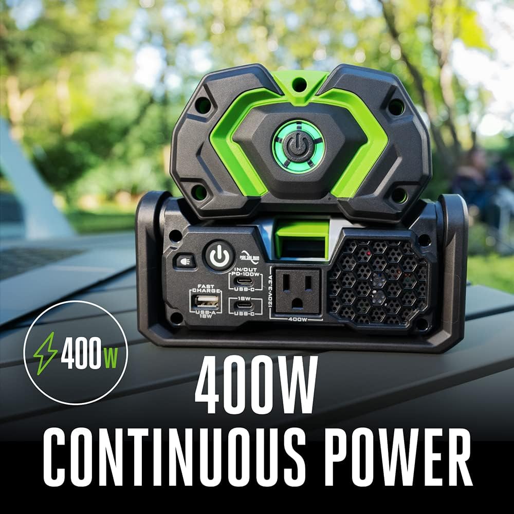 EGO POWER+ Portable Inverter, 400W, Power Inverter Generator, Quiet. Includes 56V 4.0Ah Battery and Charger - PAD5003