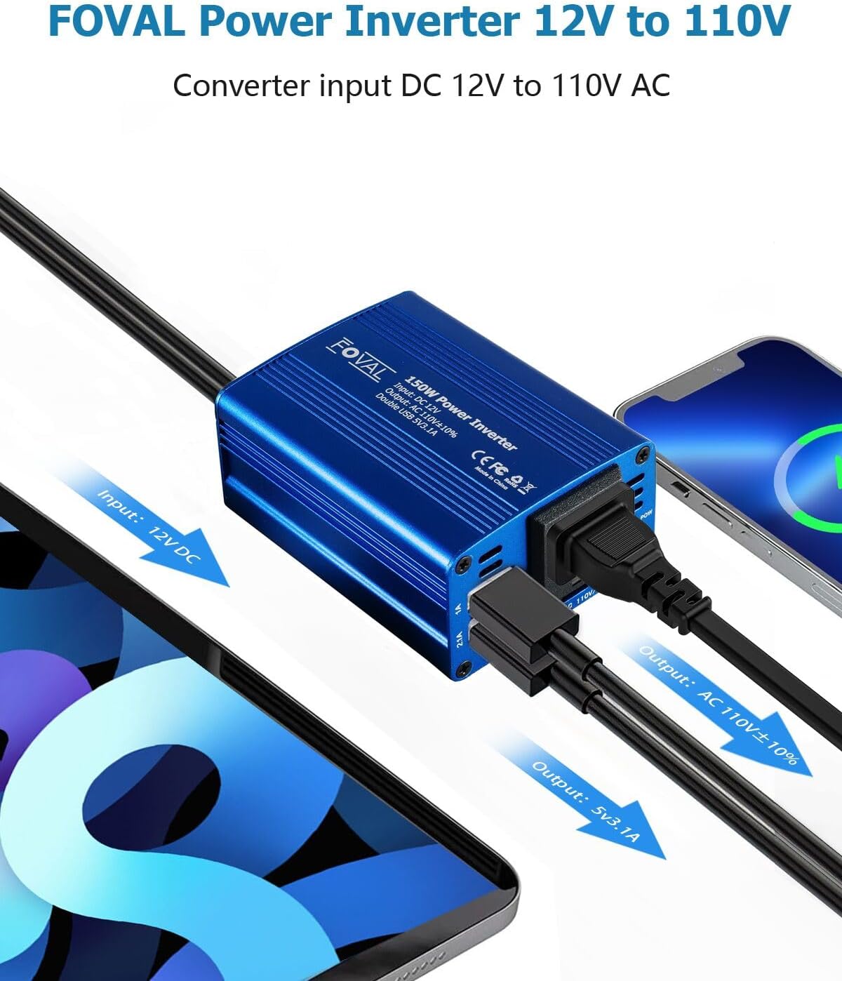 FOVAL 150W Car Power Inverter Review