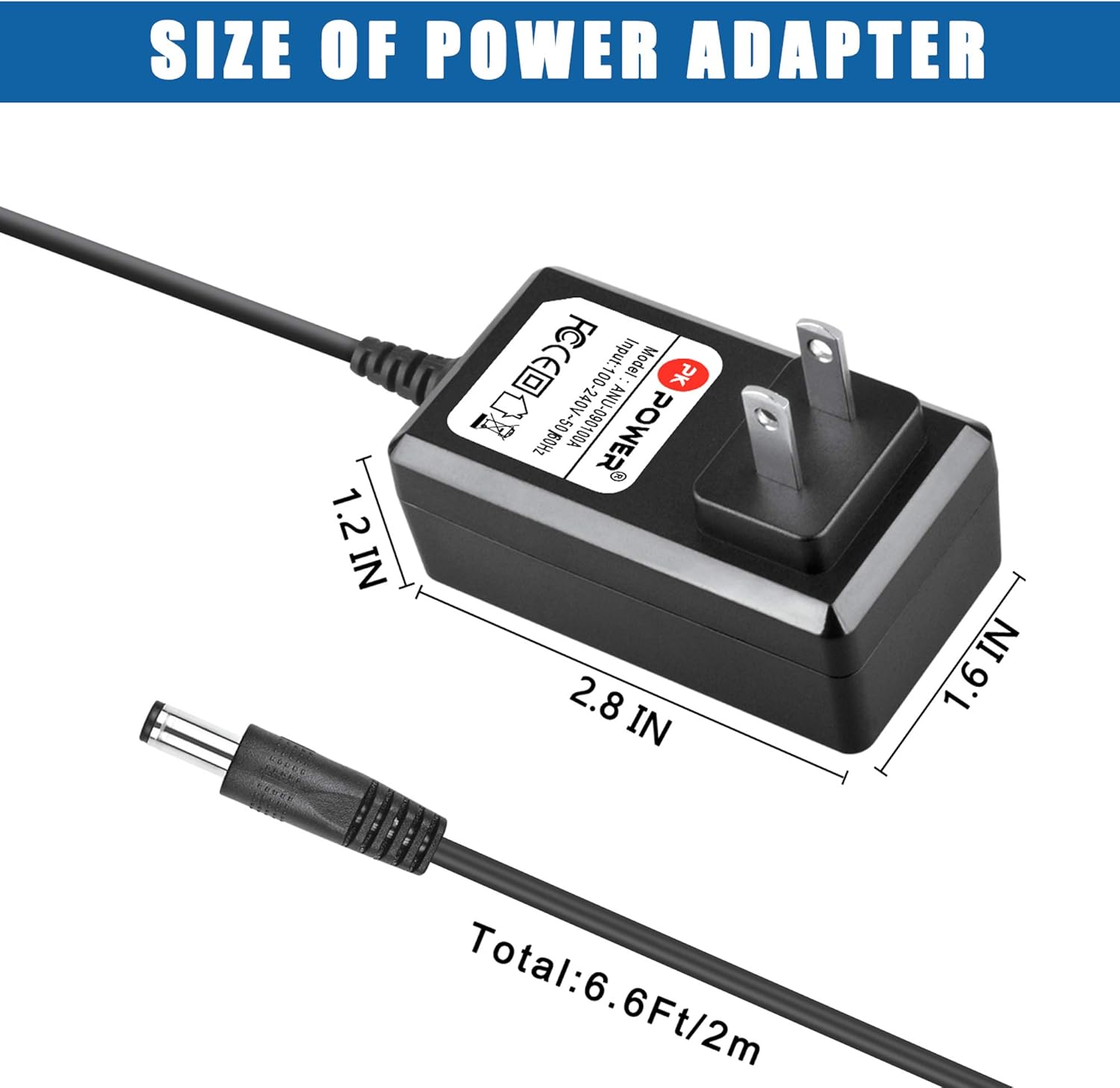 PKPOWER AC DC Adapter Charger for Dewalt DEWALT DXAEJ14 DXAEPS2 1400 2800 Peak Amp, 12V AC DC Adapter Power Station 120psi Car Jump Starter Digital Air Compressor
