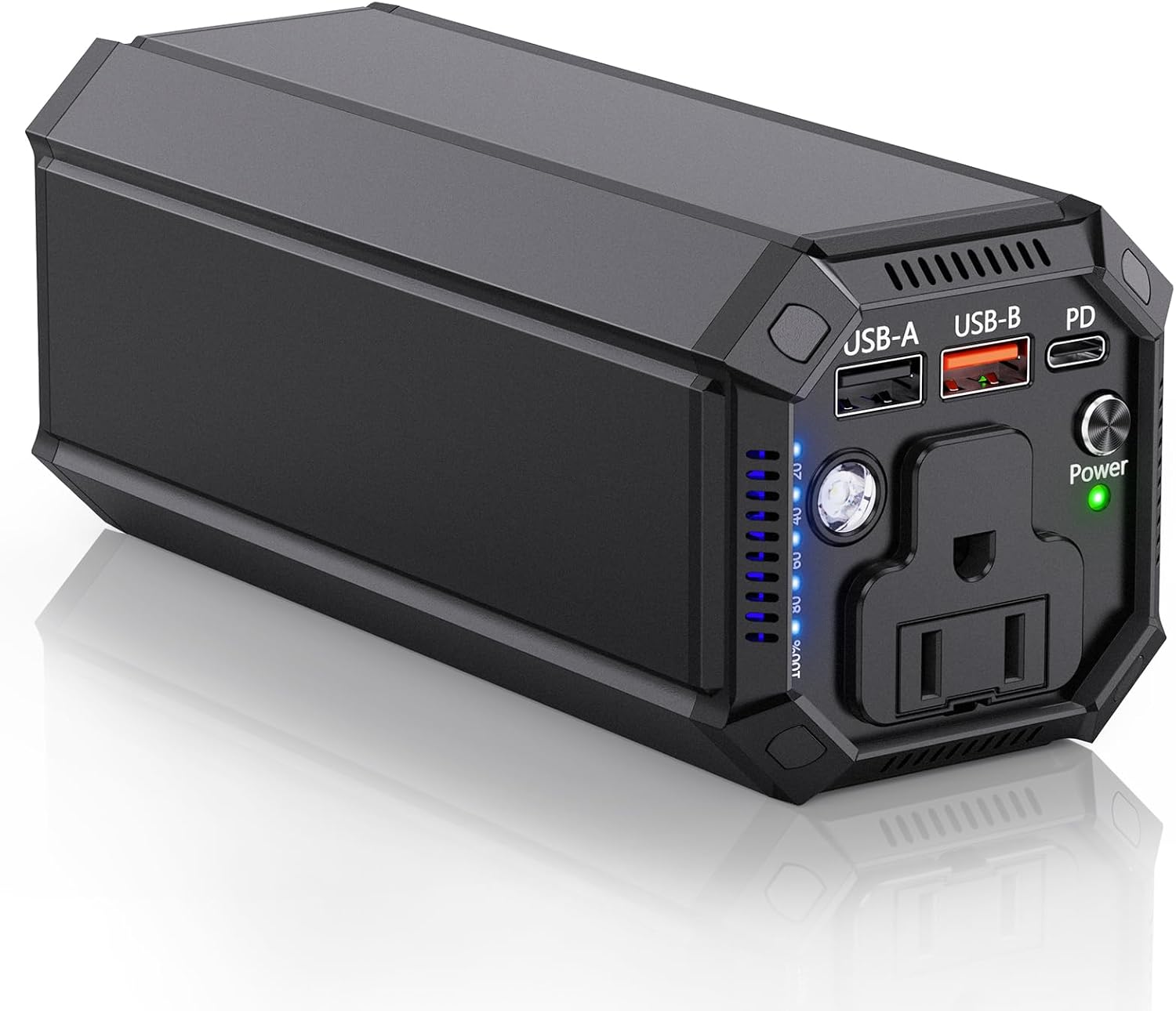 Portable Power Bank with AC Outlet, 100W Portable Laptop Charger, 98Wh/27000mAh High Capacity with 65W PD USB C Laptop Battery Bank, Backup Power Source for Business Travel and Outdoor Activities Portable Power Bank with AC Outlet, 100W Portable Laptop Charger, 98Wh/27000mAh High Capacity with 65W PD USB C Laptop Battery Bank, Backup Power Source for Business Travel and Outdoor Activities