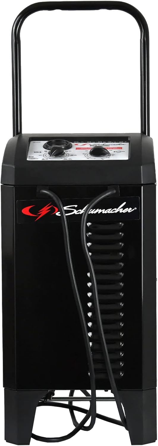 Schumacher Electric Manual Battery Charger  Engine Starter - 12V, 150A with 25A Boost - Heavy Duty Jump Starter  Charger for Standard, AGM, Gel  Deep-Cycle Batteries - 6-Foot Output Cables SC1437