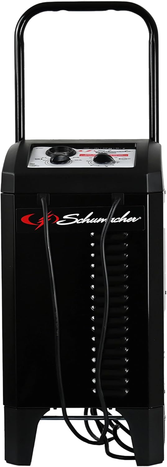 Schumacher Electric Manual Battery Charger  Engine Starter - 12V, 150A with 25A Boost - Heavy Duty Jump Starter  Charger for Standard, AGM, Gel  Deep-Cycle Batteries - 6-Foot Output Cables SC1437