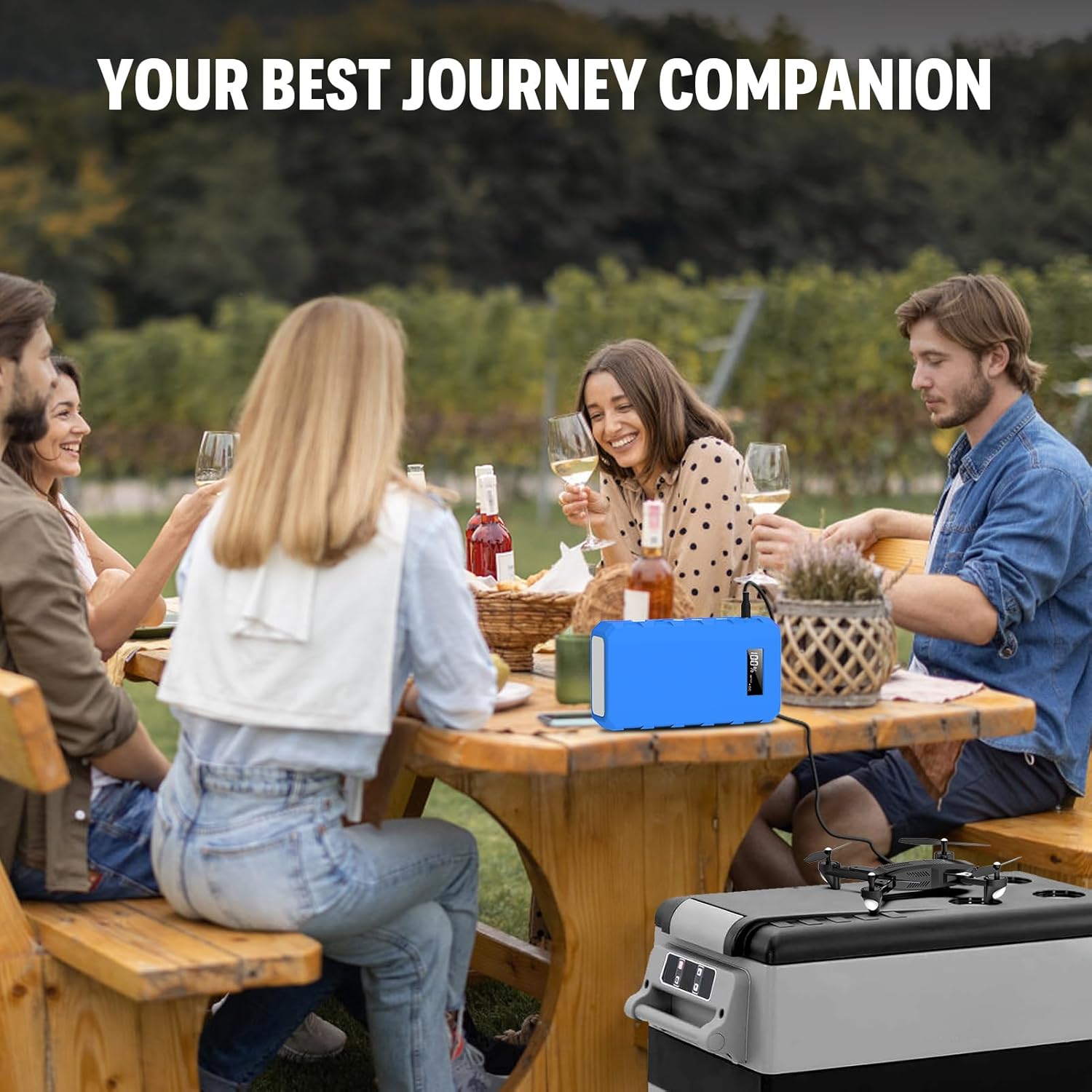 SinKeu 88.8Wh|65Watts Portable Laptop Charger with AC Outlet, A Super Travel Portable Battery Pack  Power Bank for HP, Notebooks, MacBook, Laptops