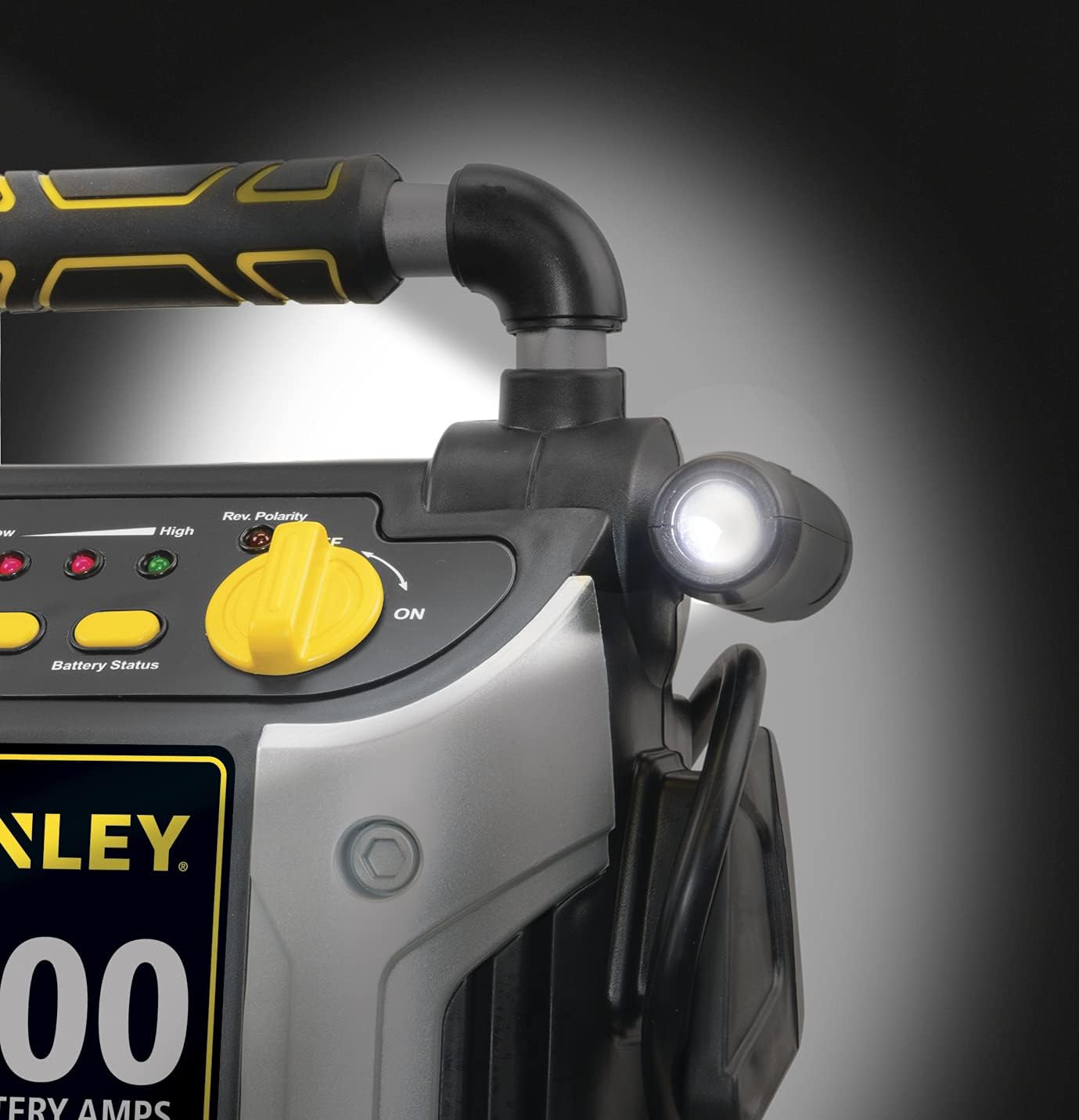 STANLEY J509 Portable Power Station Jump Starter 1000 Peak Amp Battery Booster, USB Port, Battery Clamps