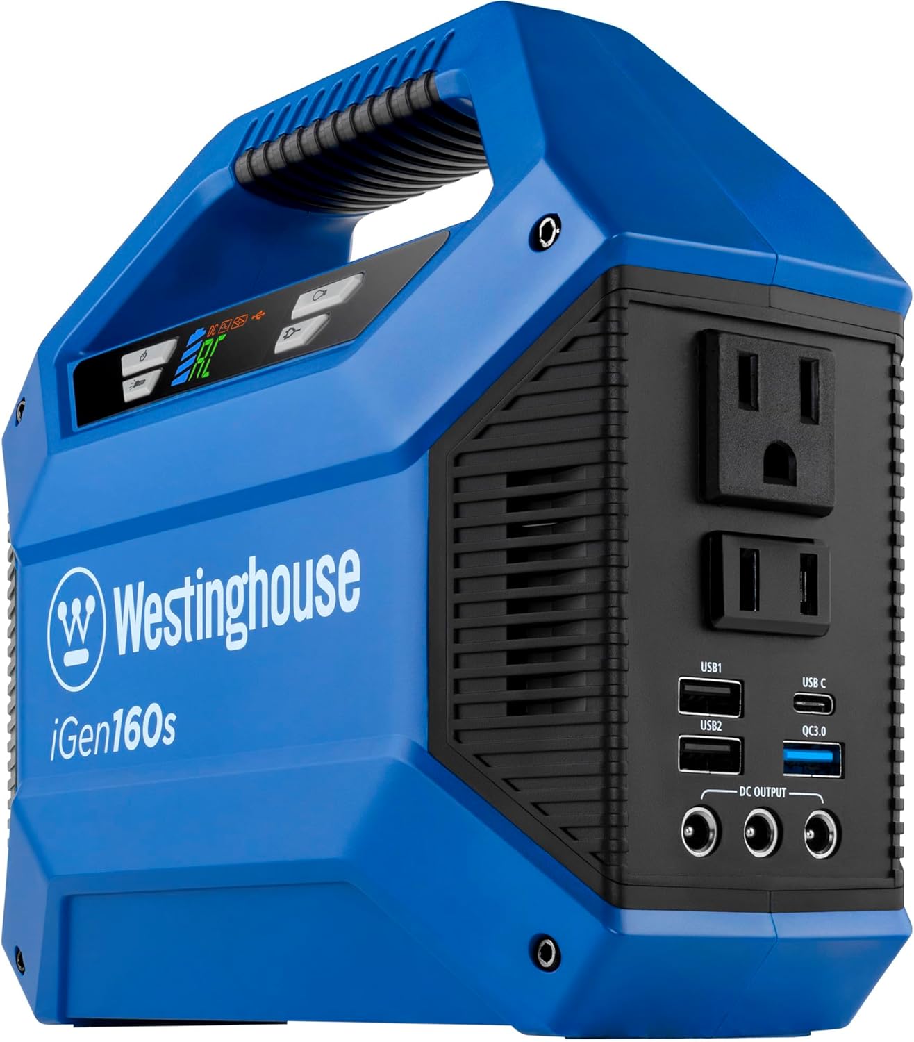 Westinghouse 155Wh 150 Peak Watt Portable Power Station  Solar Generator, Modified Sine Wave AC Outlet, Backup Lithium Battery for Camping, Home, Travel, Indoor/Outdoor Use (Solar Panel Not Included)