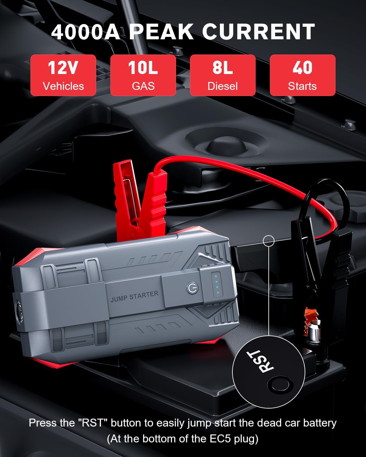 4000A Portable Jump Starter Review