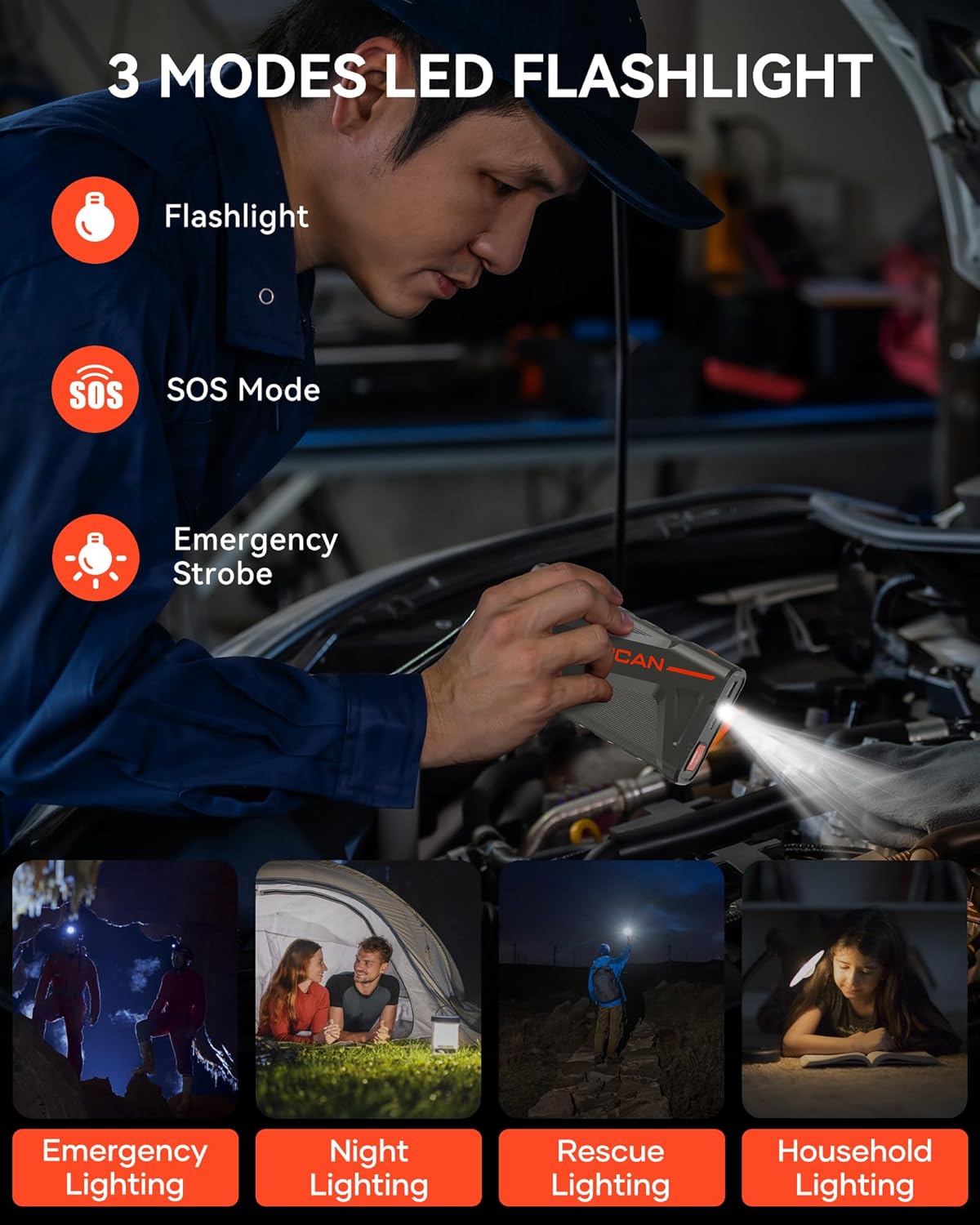 NUSICAN 2000A Jump Starter Review
