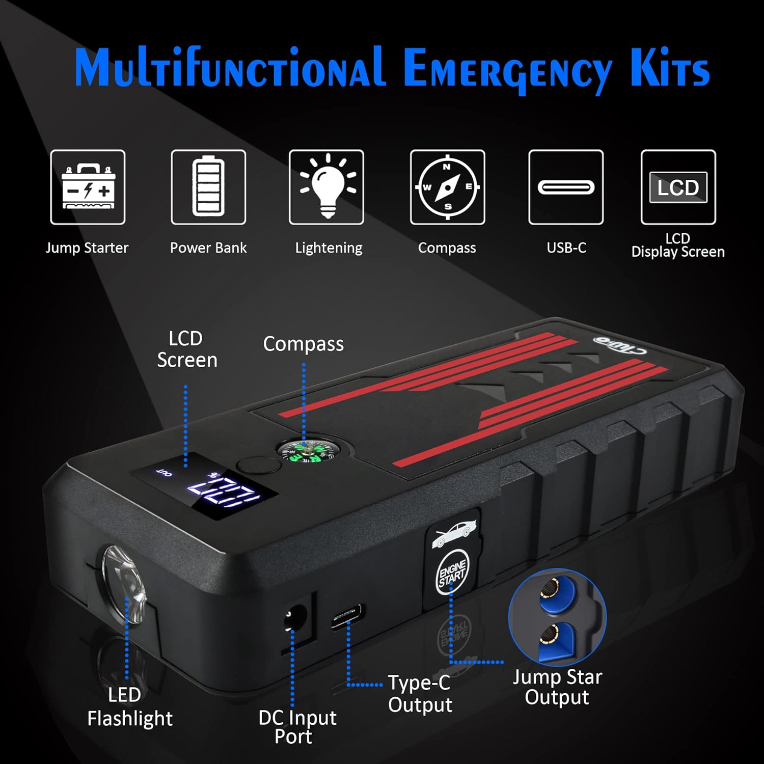 Car Jump Starter 1000A Review
