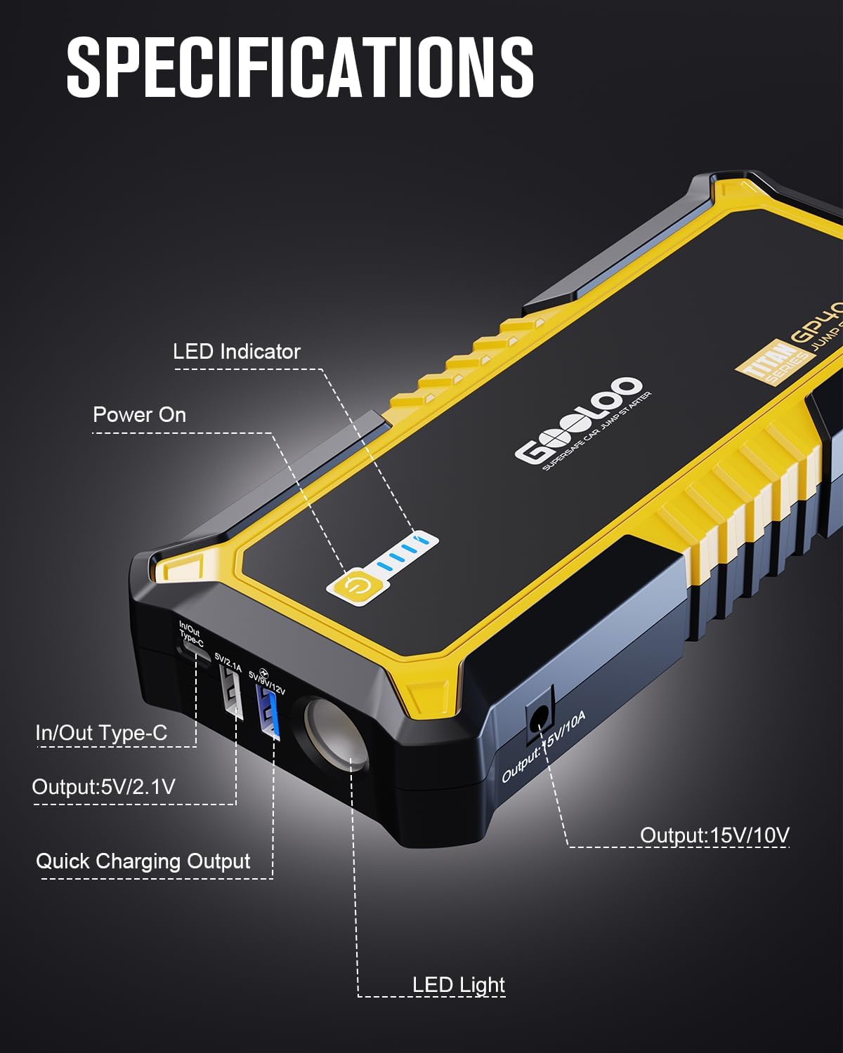GOOLOO GP4000 Jump Starter Review